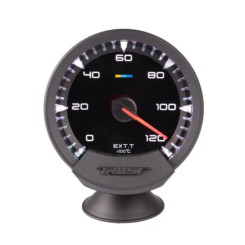 Ext temp gauge Тахометр для 7 цветов светодиодный измеритель 12 В Автомобильный датчик 0-10000 об./мин турбо Boost вольт температура воды датчик температуры масла турбо EGT датчик напряжения - Цвет: Ext temp gauge