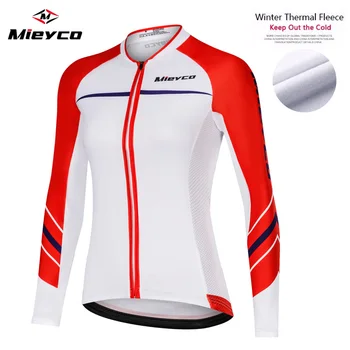 

Women Cycling Jersey 2019 Winter Thermal Fleece mtb Bike Jersey Shirt Retro Cycling Clothing Ladies Outfit maillot ciclismo
