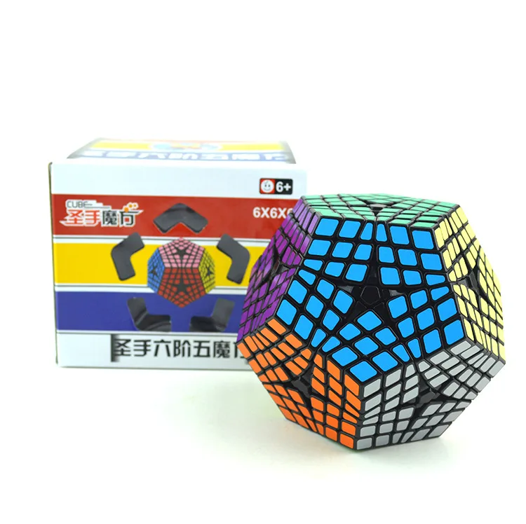 Shengshou 6*6 Kilominx черный/белый Cubo Magico Teraminx Прямая поставка