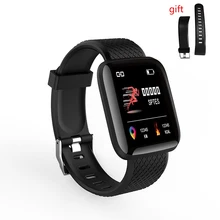 116 плюс цветной экран Смарт-браслет в режиме реального времени пульсометр кровяное давление сон водонепроницаемый смарт-браслет отправить подарок часы ремешок