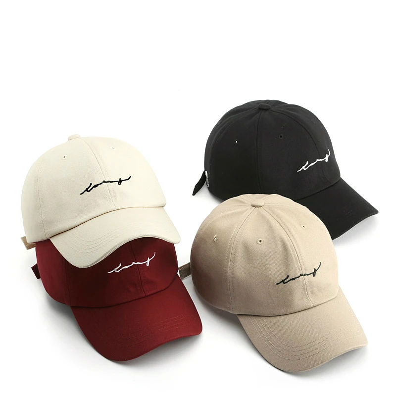

Men's Cotton Baseball Cap Casual Snapback Hip Hop Cap for Women's Letters Embroidery Summer Visor Hats Gorras Hombre