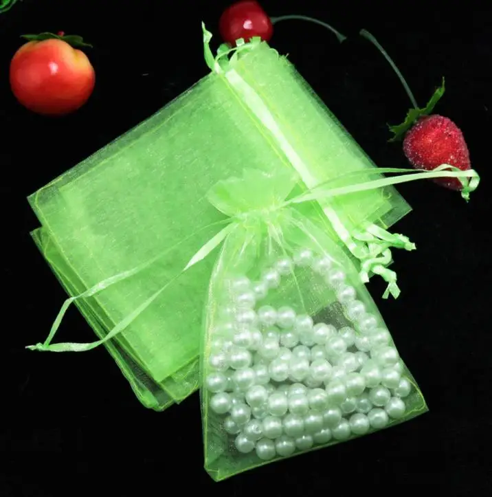 100 шт на свадебный подарок мешочек из органзы ювелирный подарок мешочек для украшений подарки вечерние конфеты день рождения сувениры Упаковка - Цвет: C13