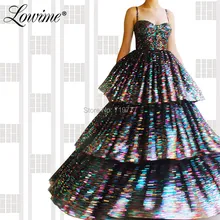 Robe De Soiree длинные многоярусные платья для выпускного вечера блестящее вечернее платье с блестками Abendkleider Вечерние платья Vestidos De gala Новинка