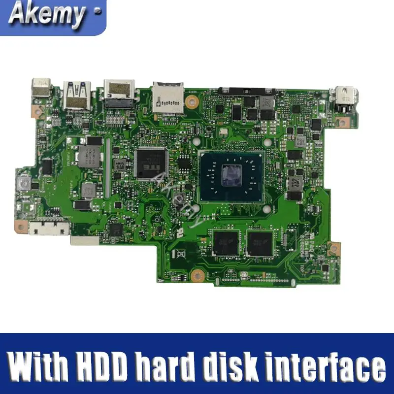 

with 4G RAM + With HDD hard disk interface 4 cores CPU Laptop Motherboard For ASUS E203N E203NA Notebook mainboard test OK