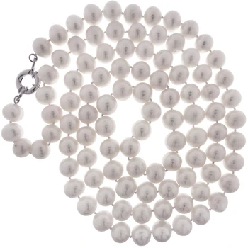 

Cultured pearl necklace in fresh water. Measurement Pearl between 11-12mm. Closure sailor in sterling silver 925MLS.