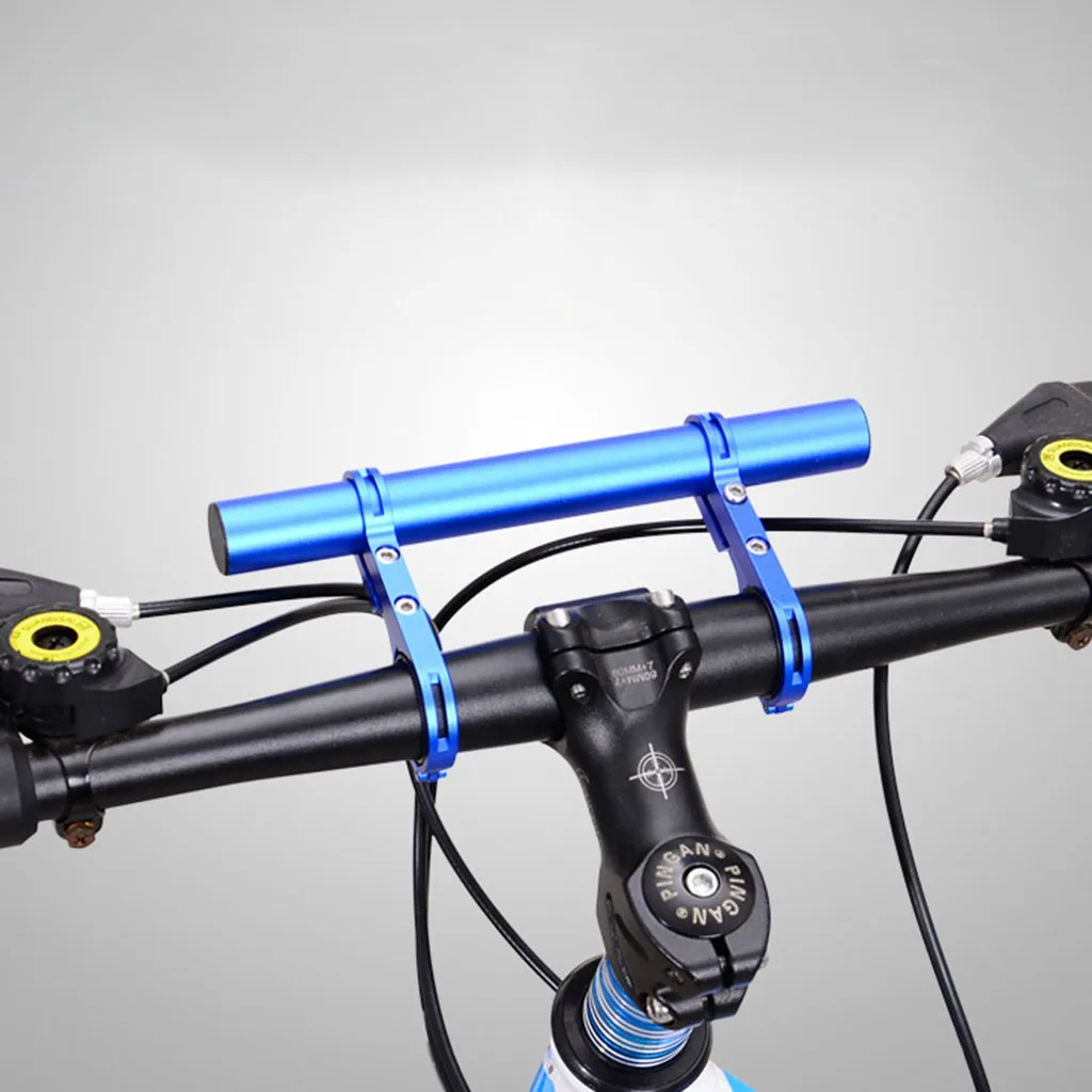 MTB велосипедный руль стойки Расширенный кронштейн велосипед фара фонарик крепление бар компьютер держатель Велоспорт алюминиевый сплав поддержка