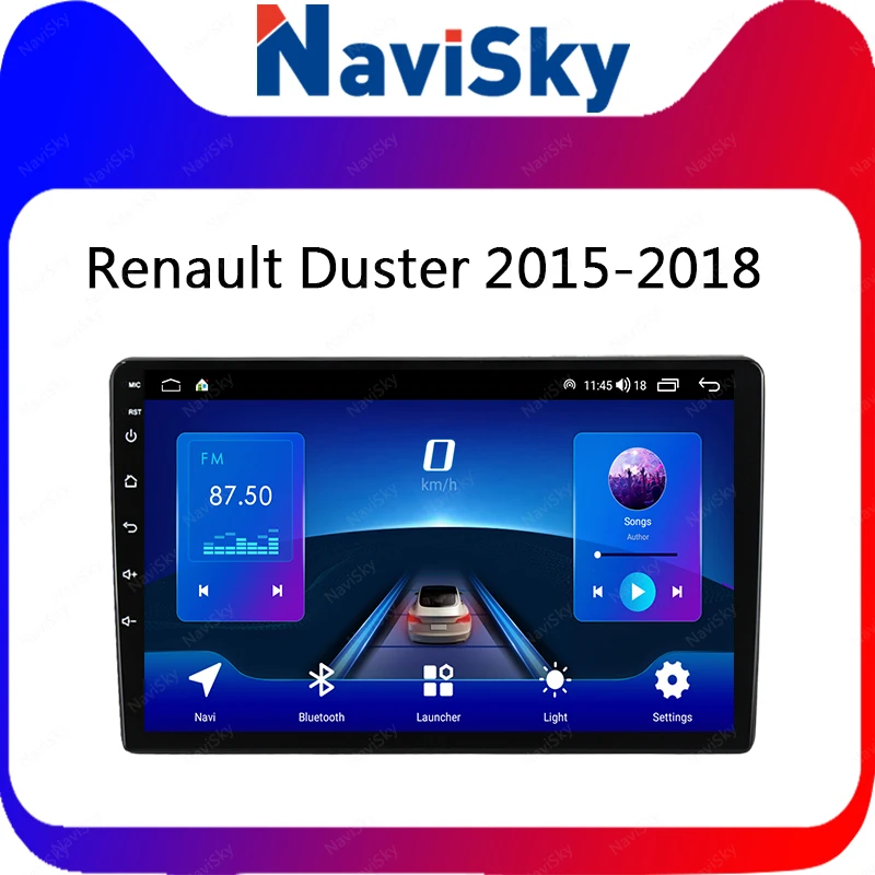 Navisky Android 10 Автомобильный GPS навигатор DVD мультимедийный плеер для Renault Duster 2015-2018 9
