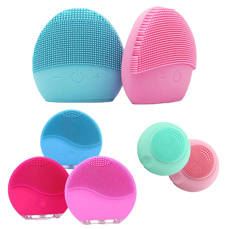 

Original Electric foreoing luna mini 2 facial silicon cleaners silicon Vibration Cleaner Pore Skins face cleansing brush Hifus