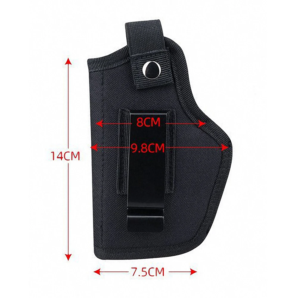 Universal Tactical Gun Holster Concealed Carry Holsters Belt Metal Clip IWB OWB Holster Airsoft Gun Bag for All Size Handguns