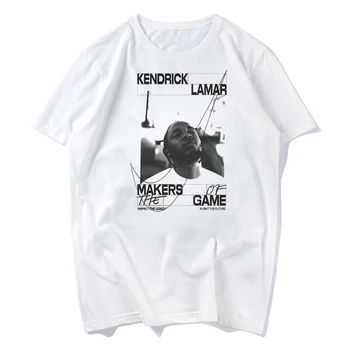

2018 Men Print Kendrick Lamar T-shirt Short Sleeve O-Neck Summer American rapper Music theme Casual T shirt Swag top tees s-xxxl