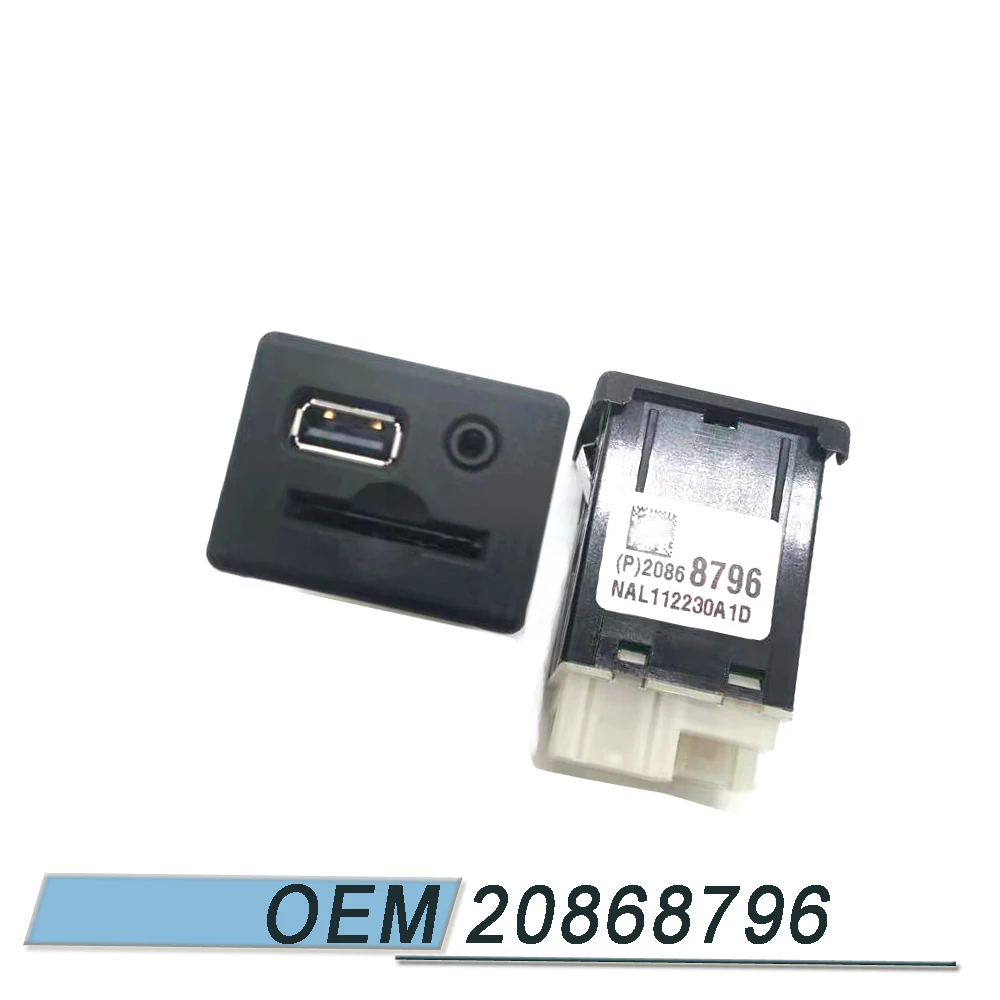 Nuovo Originale Per Vauxhall Insignia E Zafira C Usb Sd Card Aux Socket 20868796 Adattatore Connettore Line-In Da 3.5Mm