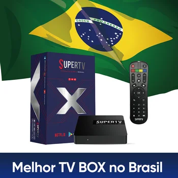 

Supertv Blue X TV Box EPG Playback Brasil TV Box with Kids Protection Password Stable Android 4K Box Supertv HD TV Box