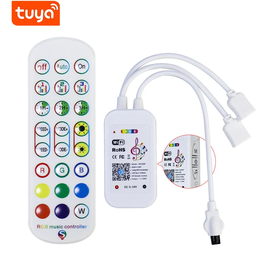 Tuya Smart Life APP RGB Controller for Strip Light DC12V LED Tape ...
