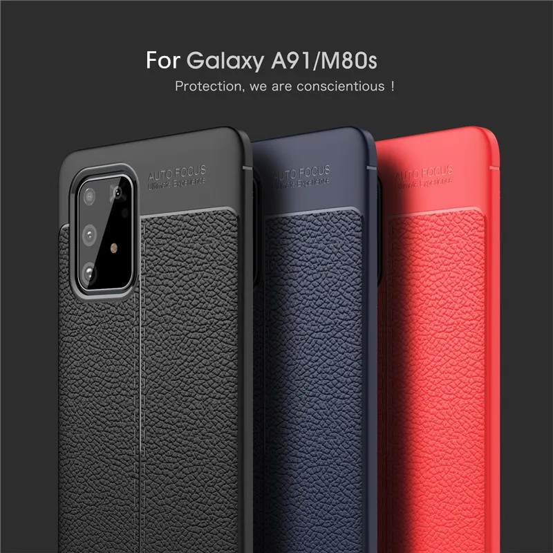 For Samsung Galaxy A91 Case For Samsung A91  Phone Case Silicone Rubber Case Back Cover Phone Funda Capa For Samsung A91