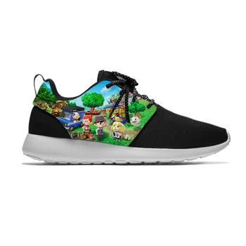 

Animal Crossing Game Hot Cute Kawaii Funny Fashion Kids Sport Running Shoes Casual Breathable Print Sneakers Boys Children Girls