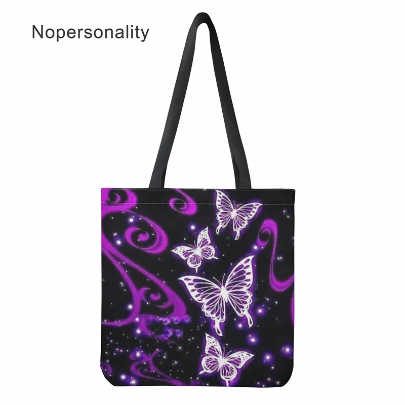 Сумка-мессенджер Nopersonality Складная хозяйственная сумка Butterfly с 3D принтом сумки для