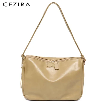 

CEZIRA Brand Luxury Women PU Leather Handbags 2020 Fashion Zipper Shoulder Bag Ladies Casual Crossbody Messenger Bag Hobo Purse