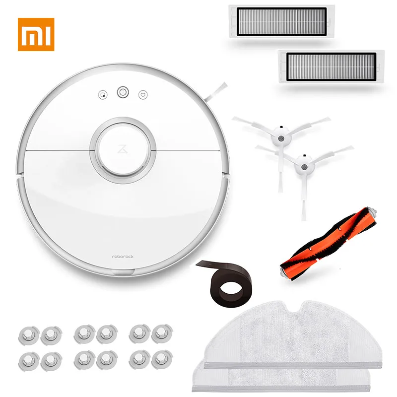 S50 P4 Xiaomi Mi робот roborock s50 s55 пылесос 2 Wi-Fi приложение уборка Smart планируется влажной уборки лазерный датчик домашнего устройства - Цвет: S50 P4