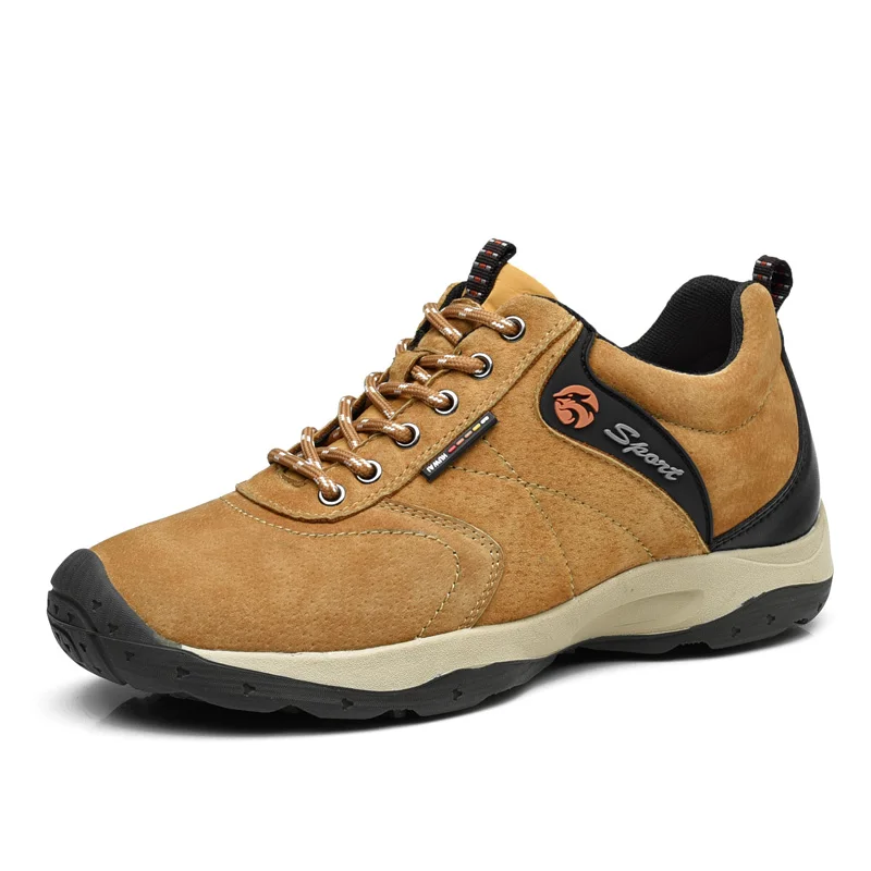 Мужские походные туфли из натуральной кожи водонепроницаемая охотничья