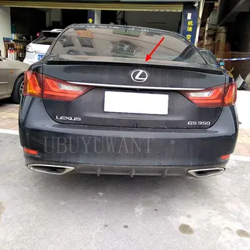 

For LEXUS GS 2011-2015 ABS Material Primer Color Car Tail Wing Decoration Rear Trunk spoiler For GS300 GS350