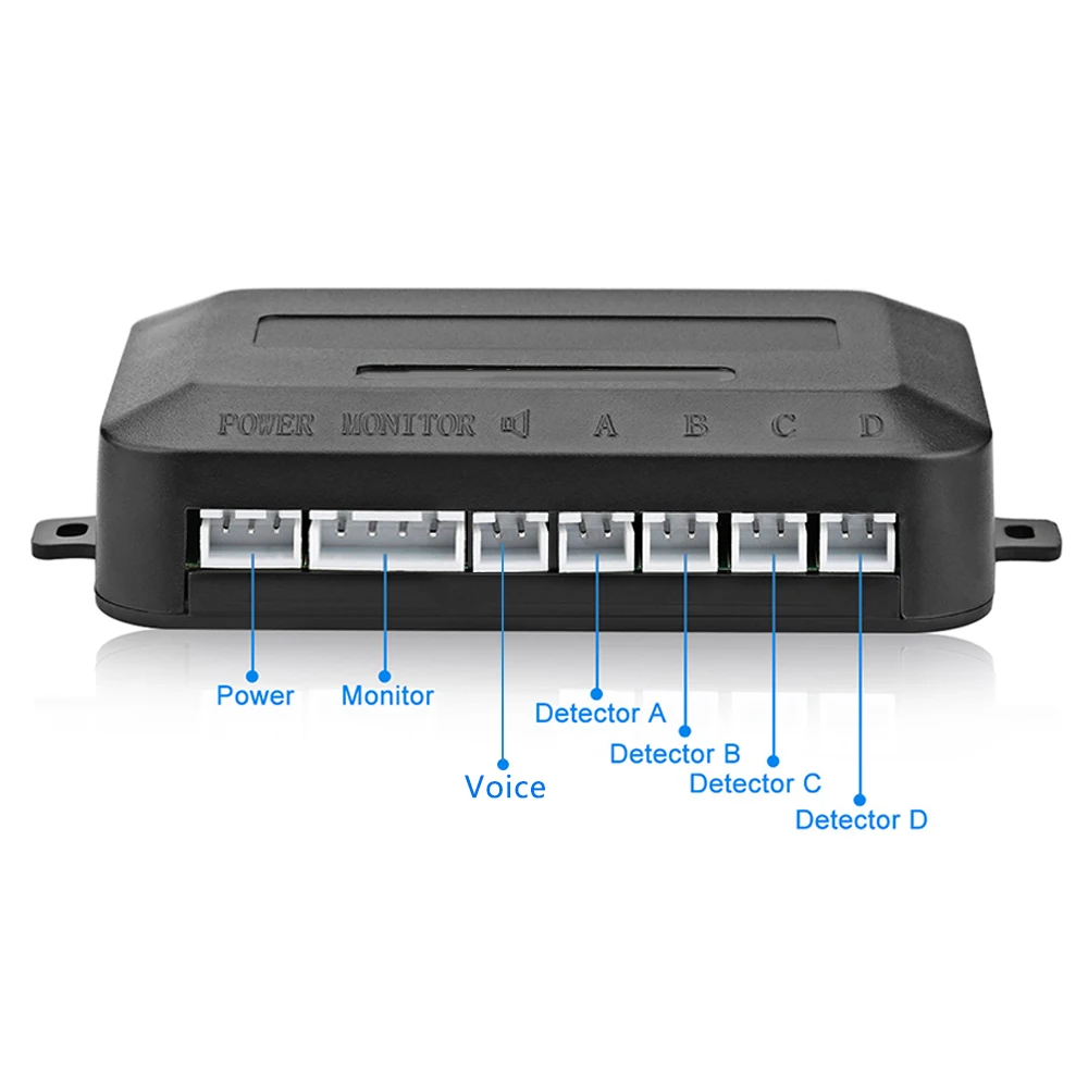  Car Auto Parktronic Parking Sensor with 4 Sensors Reverse Backup Car Parking Radar Monitor Detector