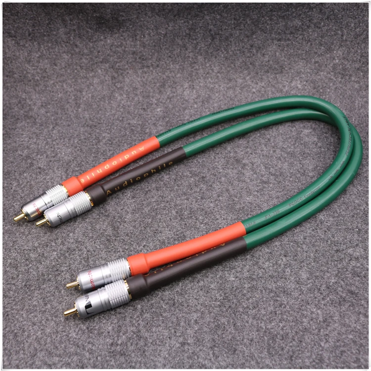 1 пара 2RCA для XSSH аудио Hi Fi FA 220 ПВХ чехол 2 ядра чистый Медь из бескислородной меди