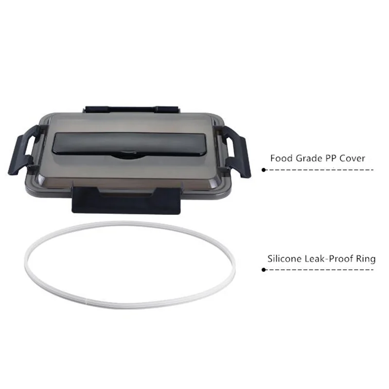 Stainless Steel 304 Lunch Box with Spoon Leak-Proof Lunch Bento Boxes Dinnerware Set Microwave Adult Children Food Container