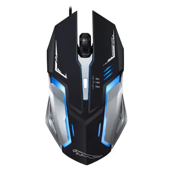 

USB Wired Computer Mouse Adjustable LED Optical Gaming Silent Mouse Computer Desktop Scroll Wheel Mice For PC Laptop