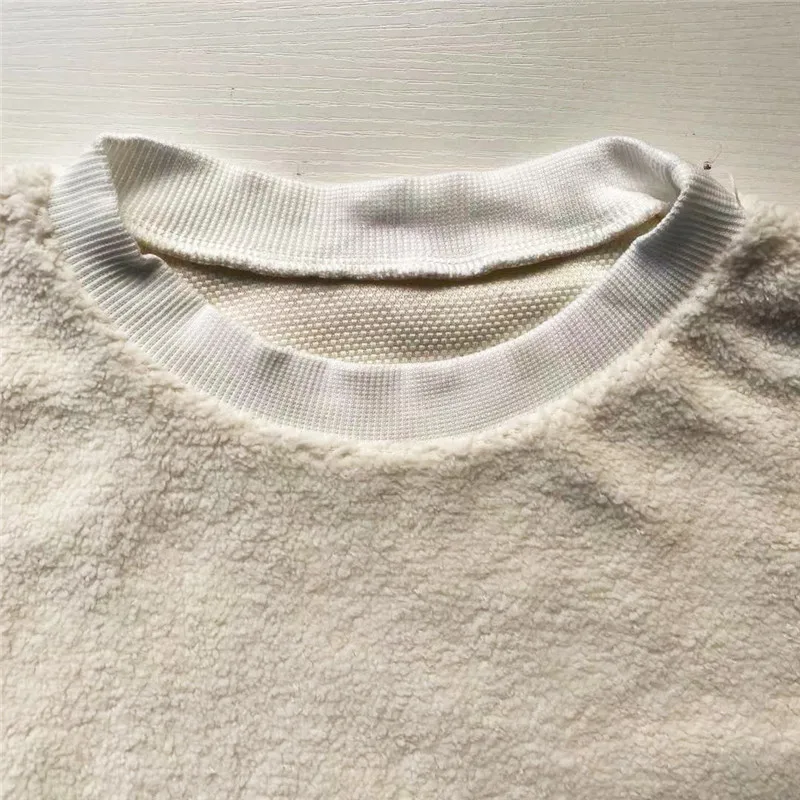 Adogirl, осенне-зимний плюшевый комплект из двух предметов, пуловер с длинными рукавами, толстовка, укороченный топ, повседневные штаны, мягкие теплые флисовые костюмы