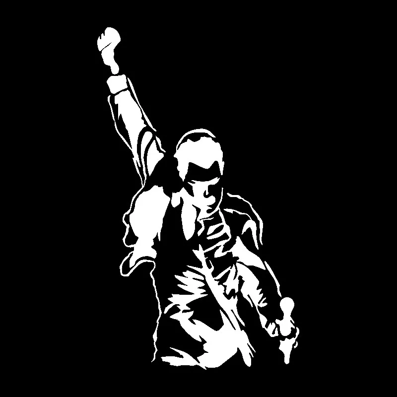 Автомобильная виниловая наклейка Queen Rock Classic черная/серебряная 10 4 см * 17 5 |