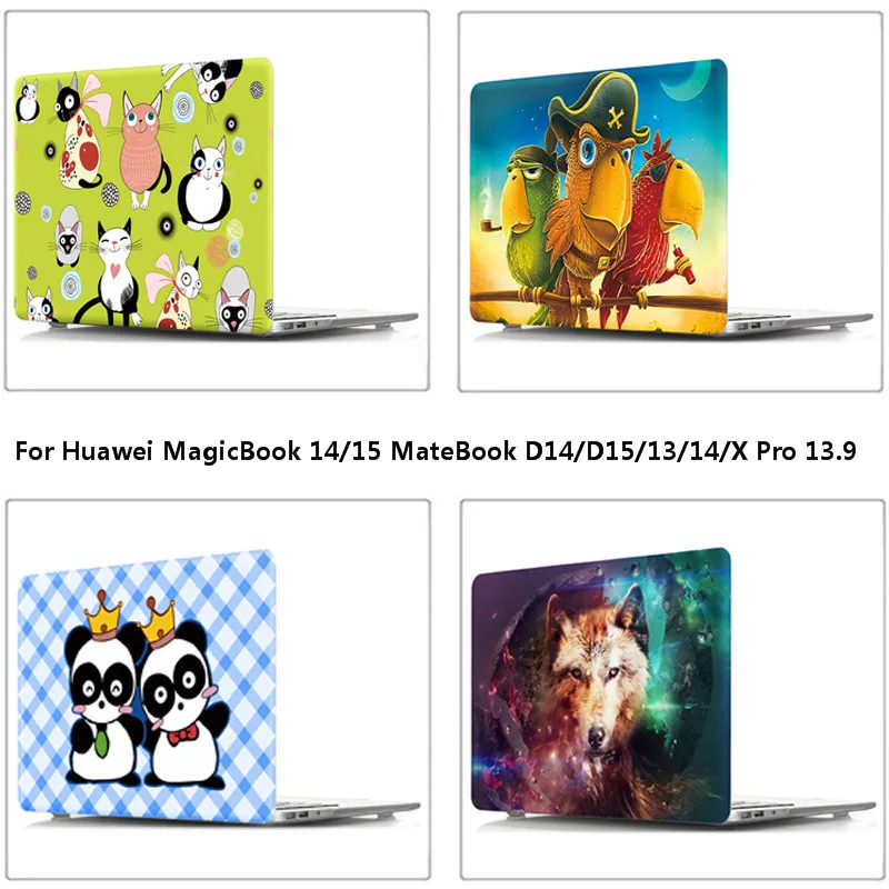 For Huawei Matebook 13/ 14/ D15/ D14/ X Pro 13.9 MACH-W19/W29/W19C, Magicbook 14 15 BOH-WAQ9HNRP/ WAQ9HNL/WAP9AHNR/ WAQ9HNR Case