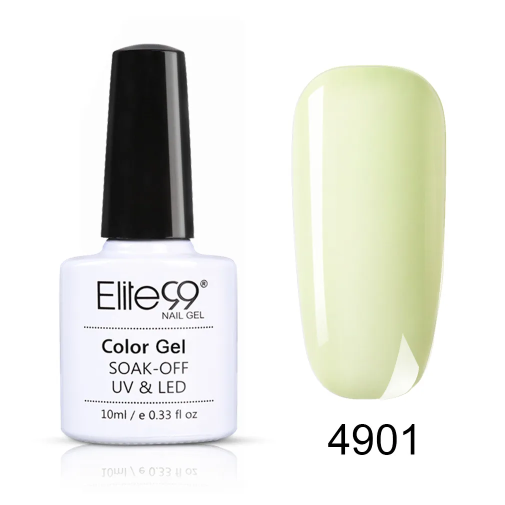 Elite99 флуоресцентный гель лак для ногтей Гибридный лак все для маникюра Полупостоянный гель для дизайна ногтей Macaron лак для ногтей праймер - Цвет: 4901