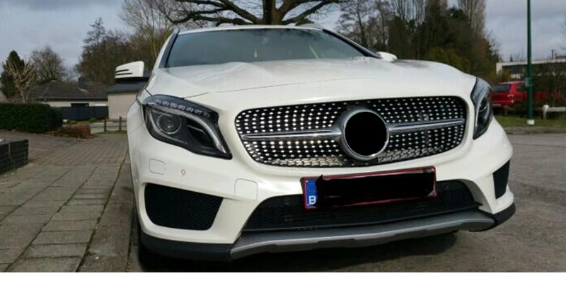 Бриллианты стиль гриль для Benz X156- GT стиль решетка для Mercedes GLA класс X156 подтяжка лица- GLA200 GLA220 GLA260