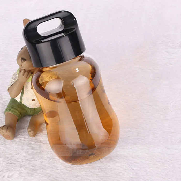 2 Pcs Mini Water Bottle 200ml Portable Cute for Children Students Sports Outdoor ZJ55