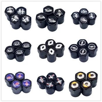 

100pcs Car Tire Valve Caps Air Tyre Stems Cover for Mercedes FORD Focus fiat Abarth Renault lada Nissan Daewoo Toyota honda