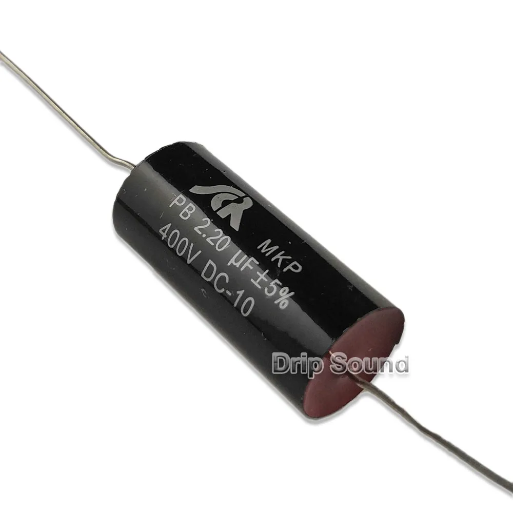 2pcs 3.3uF-22uF 400V Tweeter Speaker Frequency Divider Crossover Polypropylene Non-Polarity Capacitor
