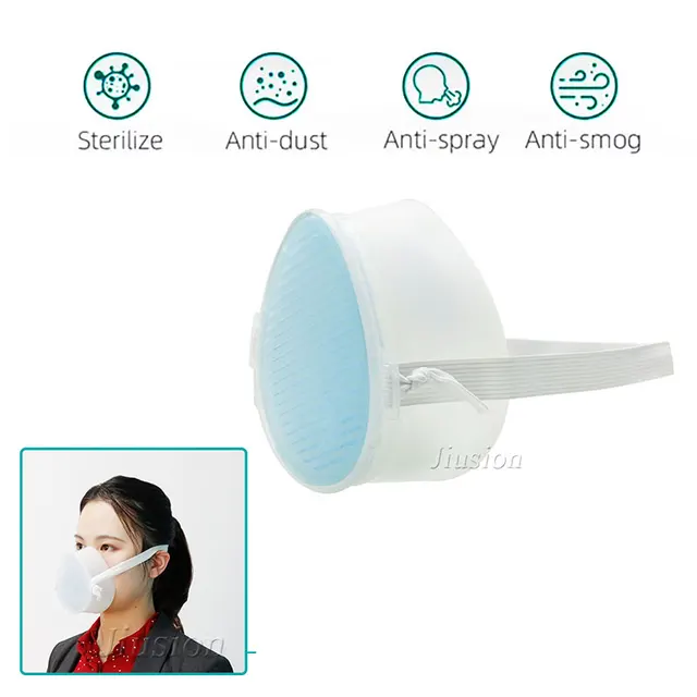 US $15.49  Face Mask Self-priming Filter Reusable Respirator Anti Dust Spray Smog Virus Gas Masks Antivirus Rr