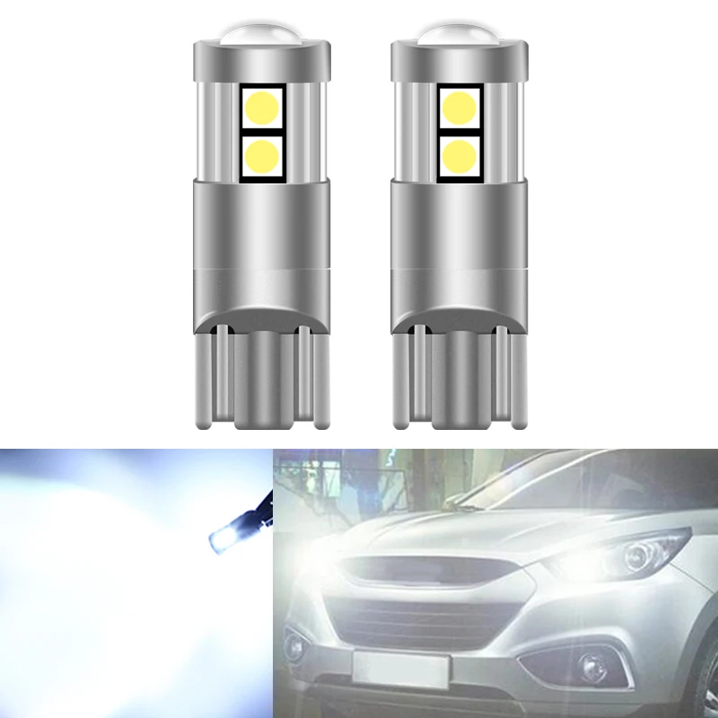 Светодиодная лампа T10 W5W без ошибок босветильник для Hyundai solaris accent i30 ix35 i20 elantra santa fe