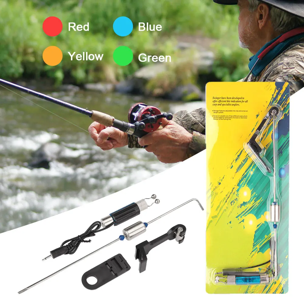 

Outdoor Fishing LED Illuminated Indicator Alarm Chain Hanger Swing Tackle