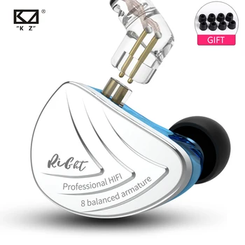 

KZ AS16 Headset 16BA Balanced Armature Units HIFI Bass In Ear Monitor Earphones Noise Cancelling Earbuds kz zs10 pro ZSX