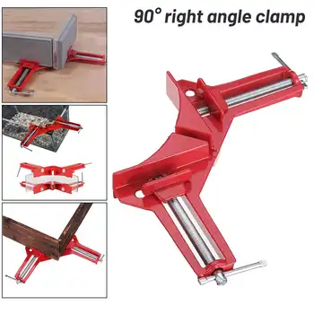 

1/2/4pcs Multifunction 90 degree Right Angle Clip Picture Frame Corner Clamp 100MM Mitre Clamps Corner Holder Woodworking tool