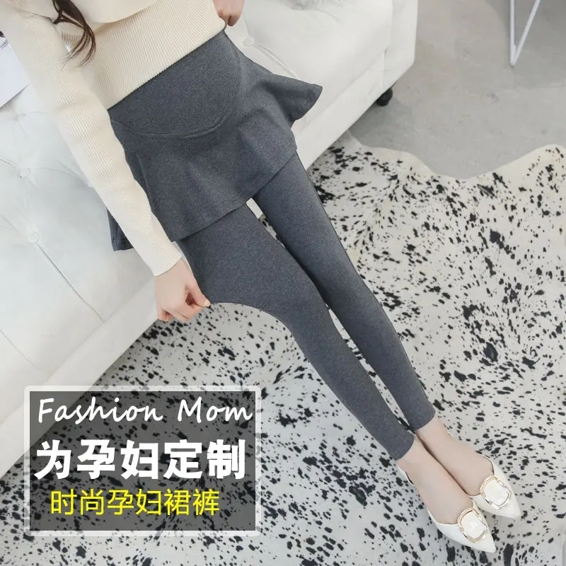

Leggings for Pregnant Woman Thin Type for Spring And Autumn 2018 New Style Spring And Autumn Fake Two-Piece Pregnant Women Divid