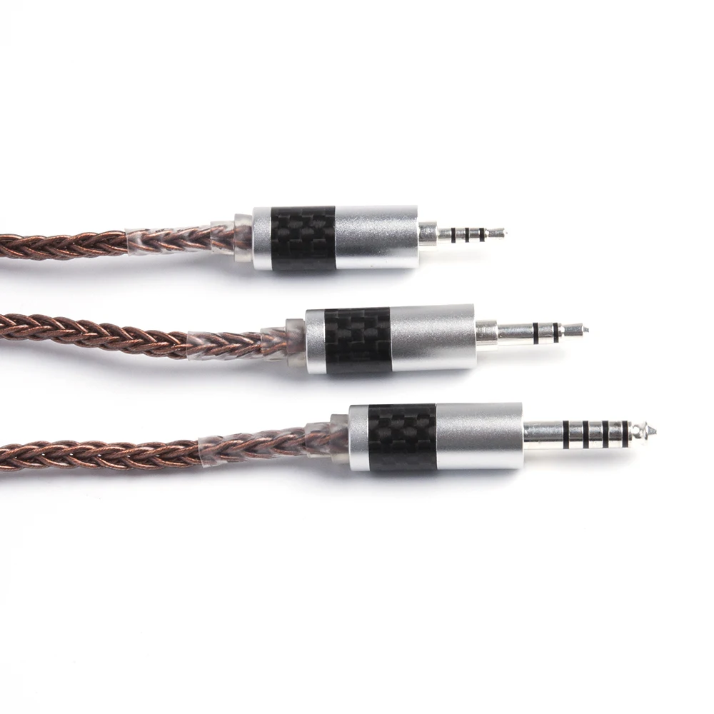 Yinyoo 8 Core Tin Plated Copper Cable 2 5 3 5 4 4mm Balanced Cable With MMCX 2pin Connector For LZ A6 Sony Yinyoo ZS10 AS10 ZSA