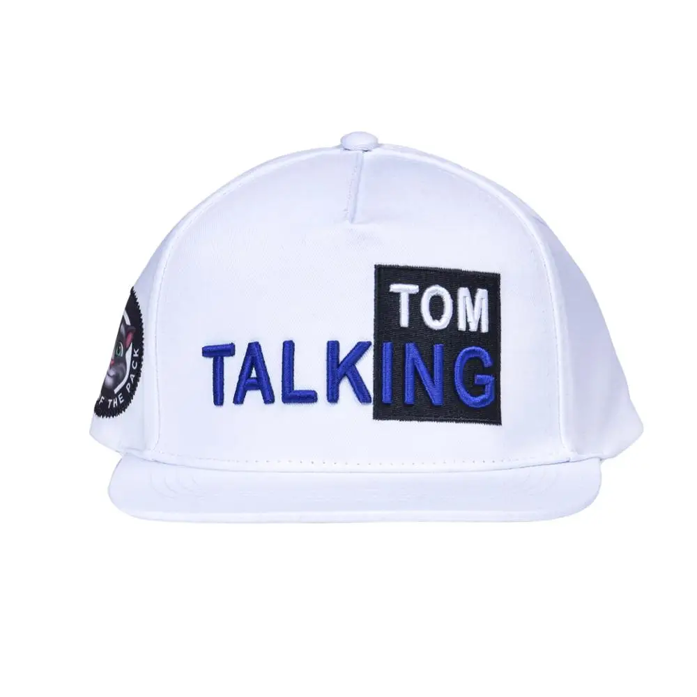 Baseball Cool Kids White Cap Fashion Hiphop Teenage Girls Boys Sunhat Talking Tom and Friends Birthday Gift - Цвет: 54cm