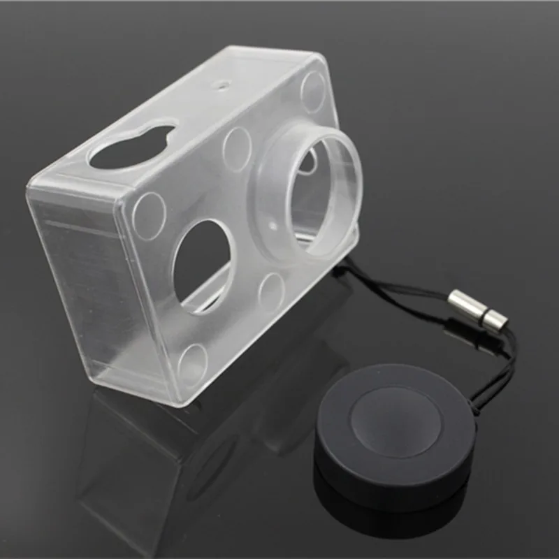 Transparent Protective Cover Camera Ultrathin Case With Lens Cap Cover For Xiaomi Yi Action Camera Accessories (2)