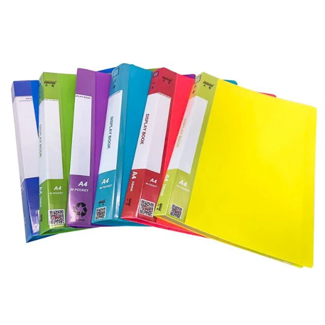 Raccoglitore Budget in plastica A4 cartelle di File documenti 30/60/100  pagine forniture per scrivania per ufficio organizzatore opuscolo opuscolo  File per studenti - AliExpress