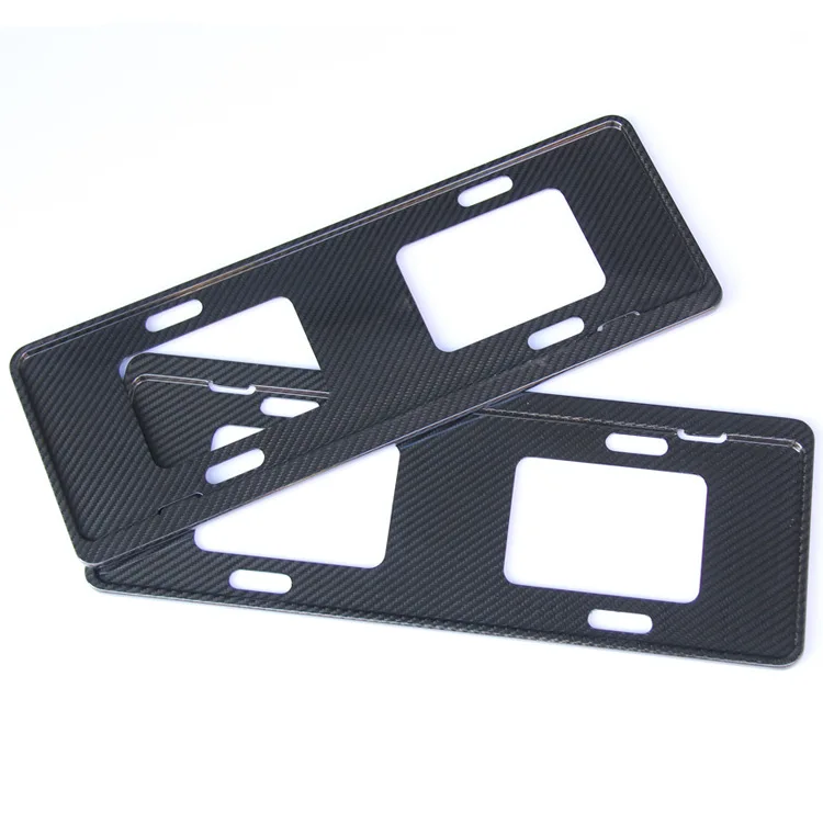 

License Plate Frame New Traffic Rules General New Energy Taiwan Version Really Carbon Fiber License Plate Frame Dry Type Hot Pre