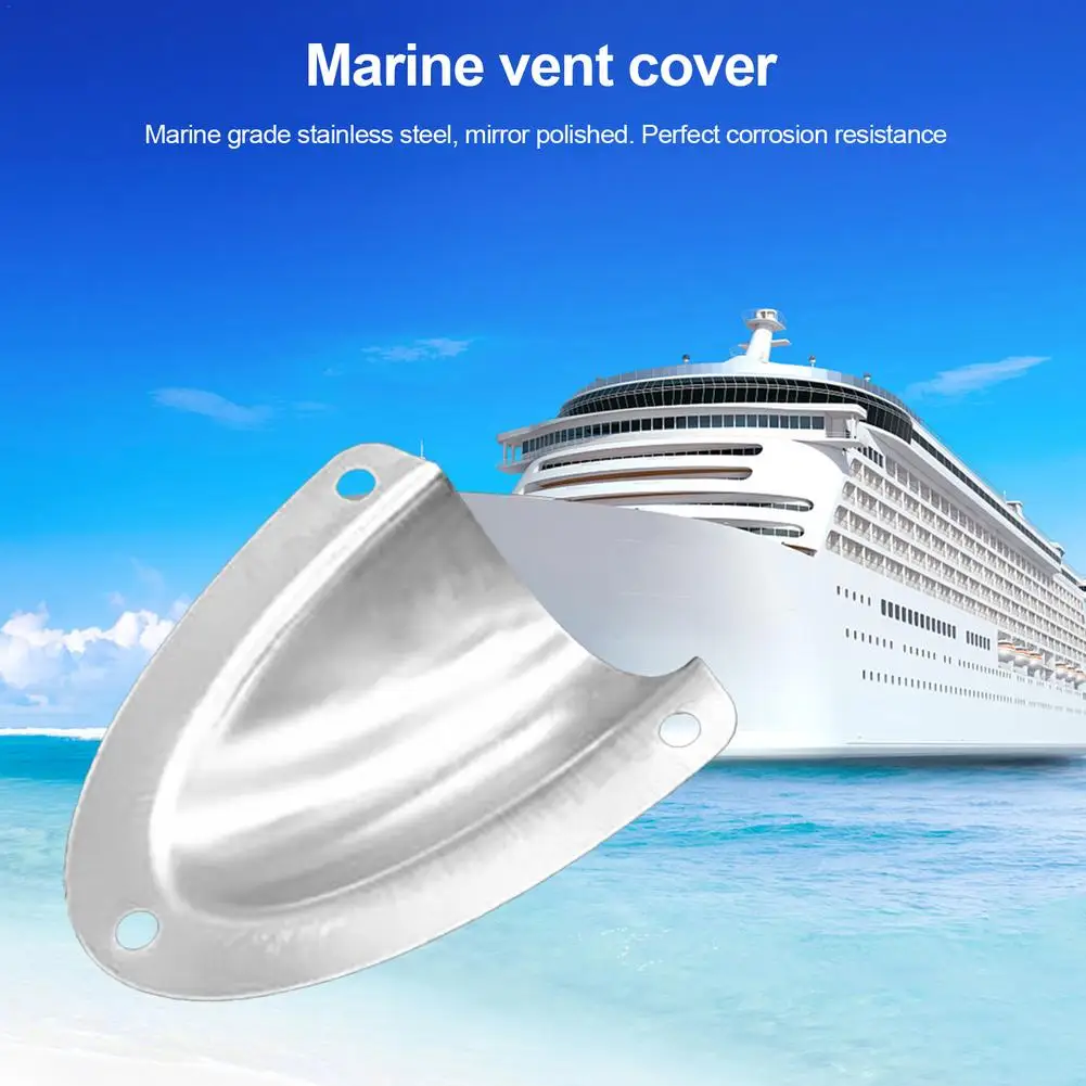 Wire Cable Vent Cover Marine Grade Stainless Steel Mirror Polished Vent