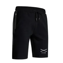 Мужская Мода Печать бутик узкие шорты в повседневном стиле Простые качественные Повседневное шнурок мужской на молнии; шорты с карманами