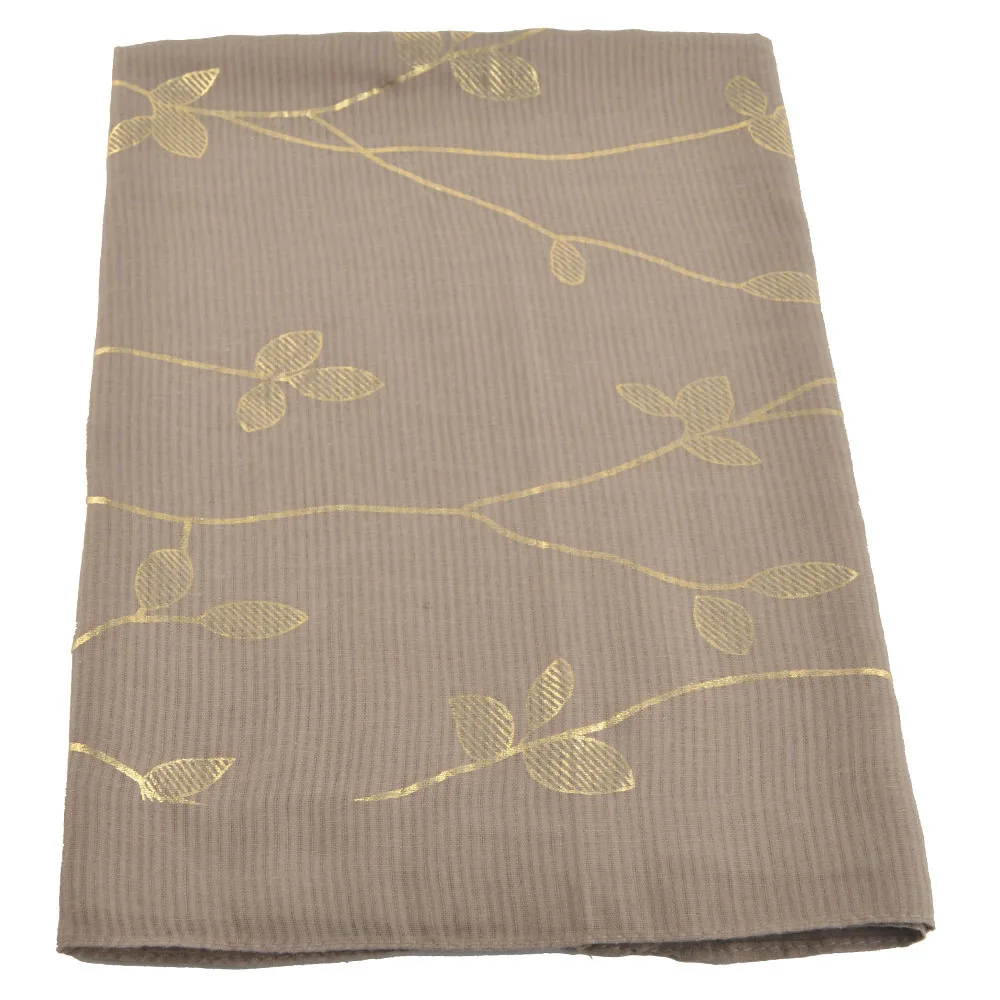 Foulard femme musulman, хлопковый мусульманский хиджаб, простой головной шарф для волос, Шали Обертывания, Осенний женский золотой шарф с маркой sjaal, Роковая женщина - Цвет: Темный хаки